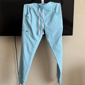 Figs Women's Light Blue Jogger Pants